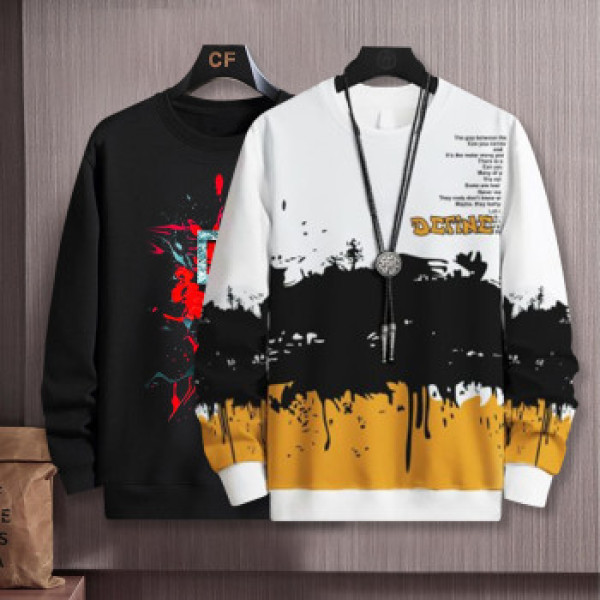 Men's Full Sleeve Sweatshirt 2 pcs (Combo)